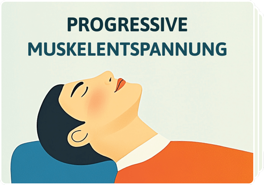 Screenshot des ABSM Kurses in der 7Mind App mit verschiedenen Kurseinheiten und der Möglichkeit, diese abzuspielen.