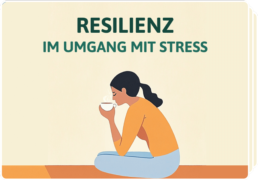 Screenshot des ABSM Kurses in der 7Mind App mit verschiedenen Kurseinheiten und der Möglichkeit, diese abzuspielen.